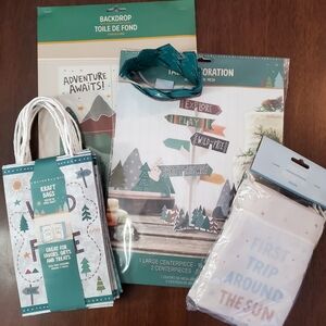 NWT 5 Piece Baby Turning One Party Decorations